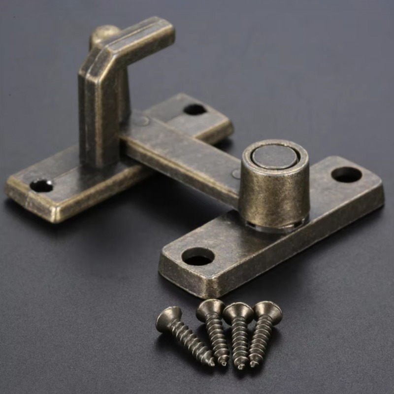 Door Chain Guard - 1Set Bronze Sliding Window Door Lock