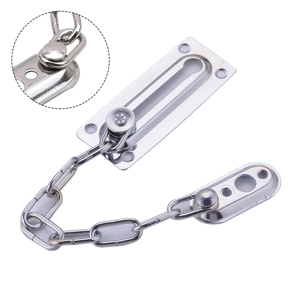 Door Chain Guard - 1 Pc Stainless Steel Security Door