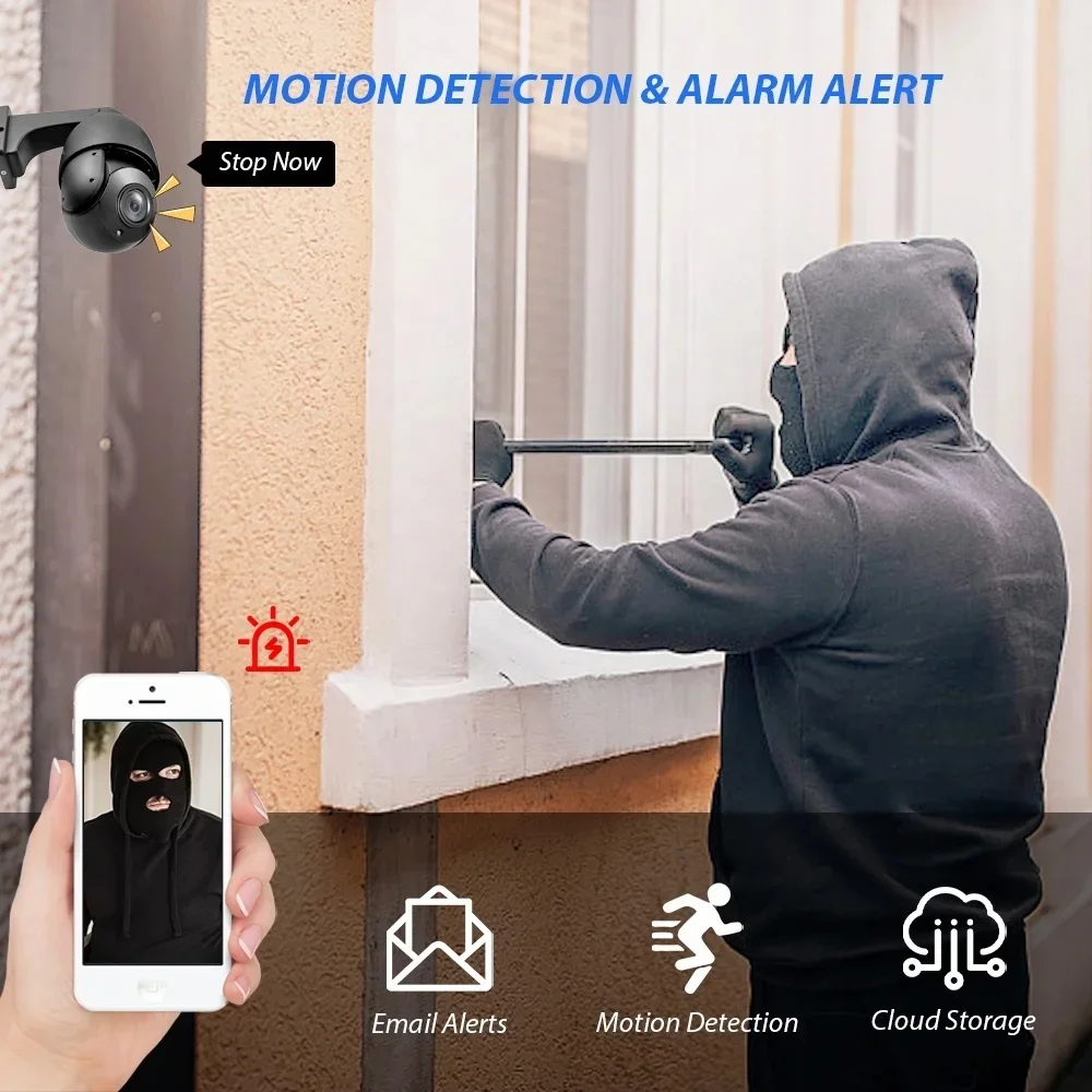 BOAVISION 4K Camera PTZ Dome 8 - огляд і ціна Ip Camera Outdoor 4K