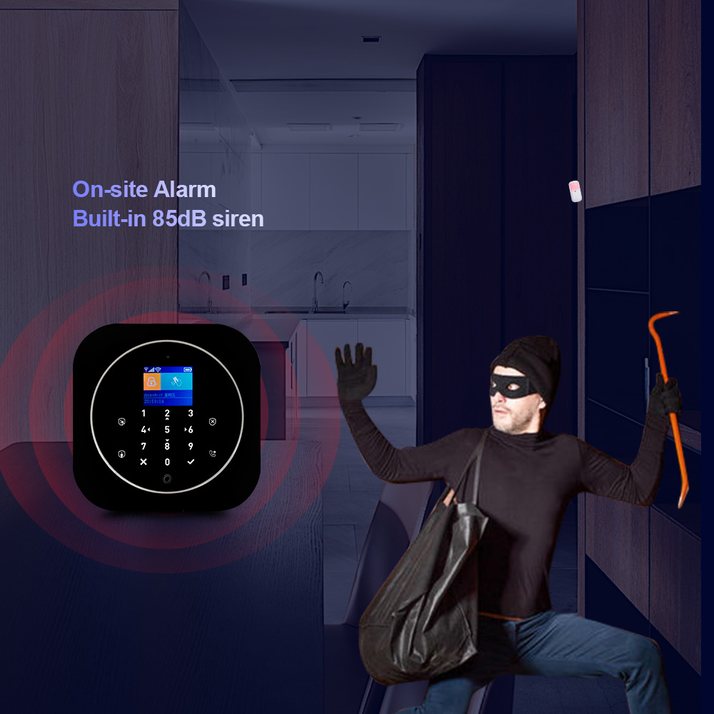 KERUI G12 2G Wifi Wireless Hom - огляд і ціна Home Security No Wifi