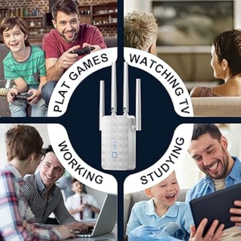 1200Mbps Dual Band WiFi Repeat - огляд і ціна Home Security No Wifi