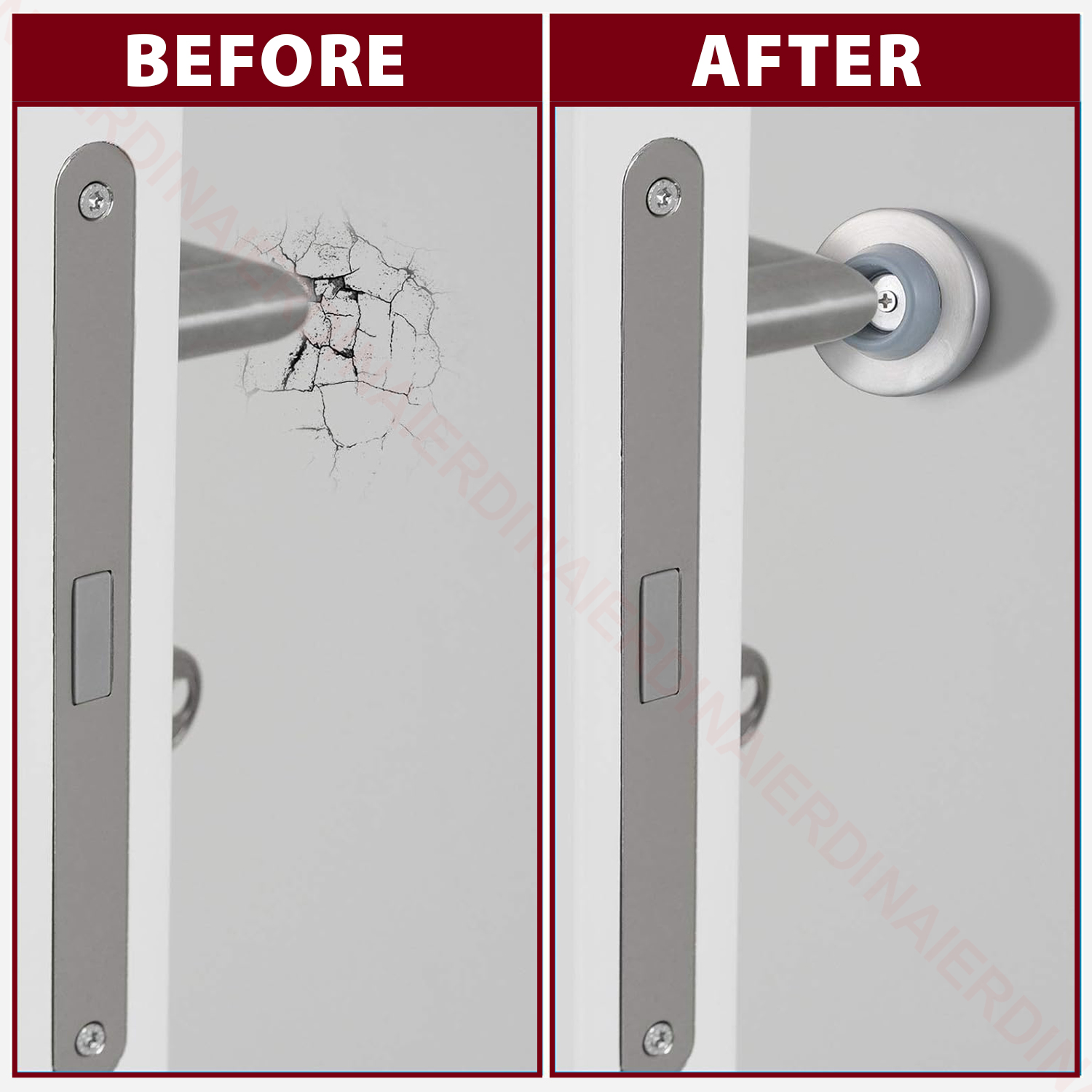 NAIERDI Rubber Door Stops Conc - огляд і ціна Door Chain Guard