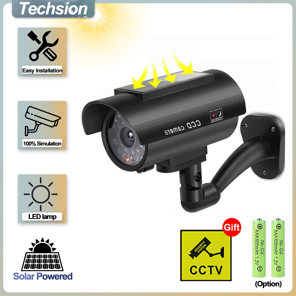 Solar Panel Dummy Surveillance - огляд і ціна Solar Security Light