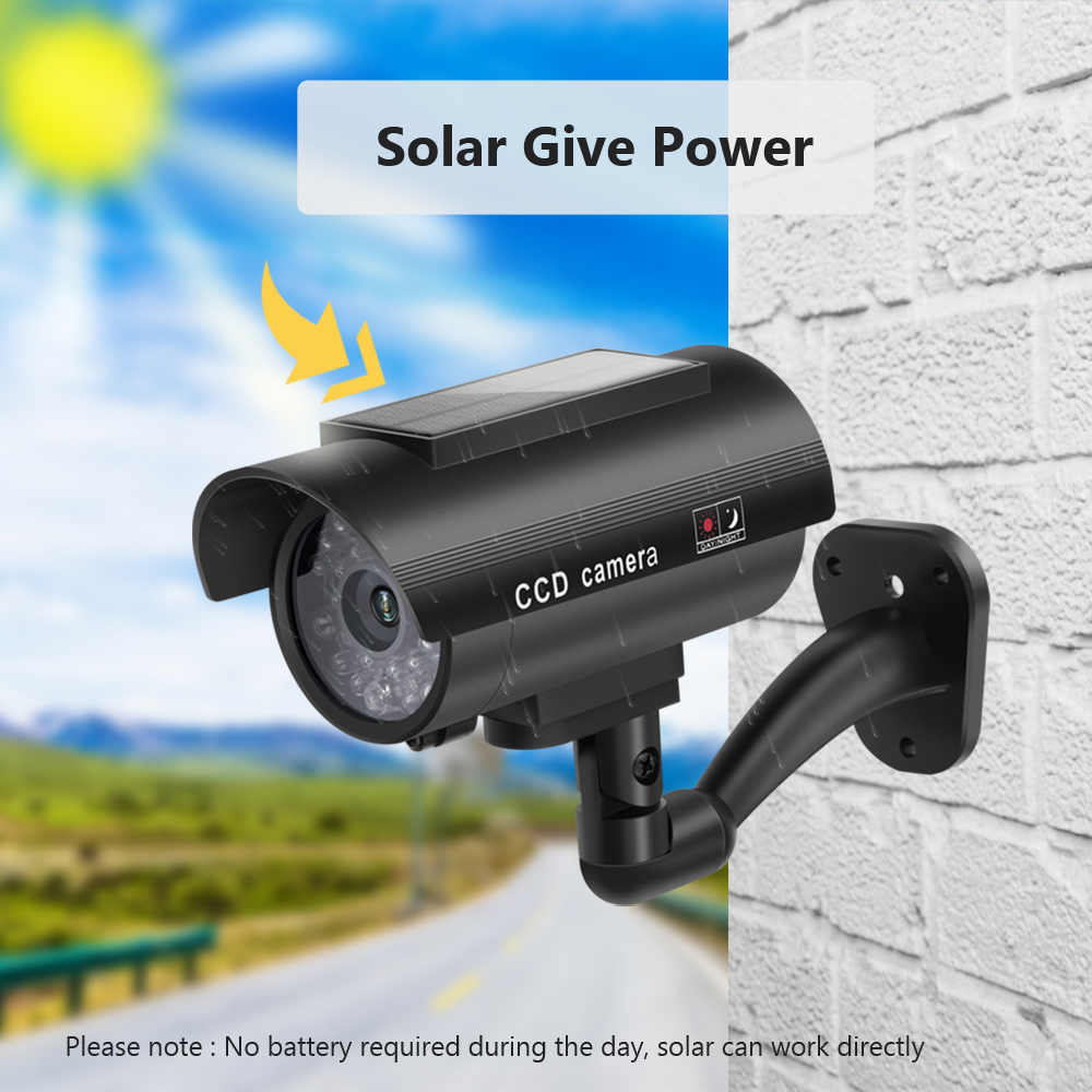 Solar Panel Dummy Surveillance - огляд і ціна Solar Security Light
