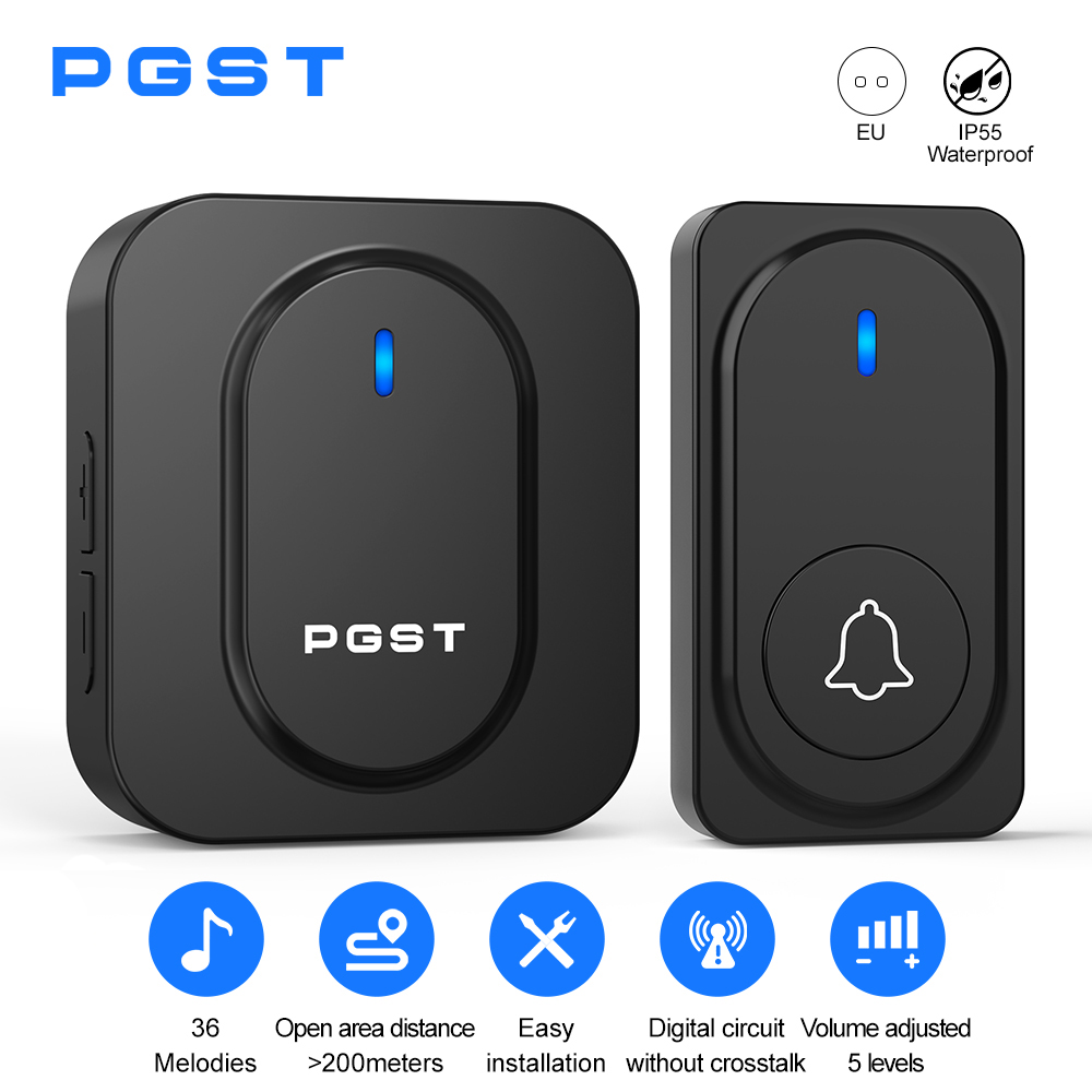 PGST Wireless Doorbell 36 Chim - огляд і ціна Home Security Installation