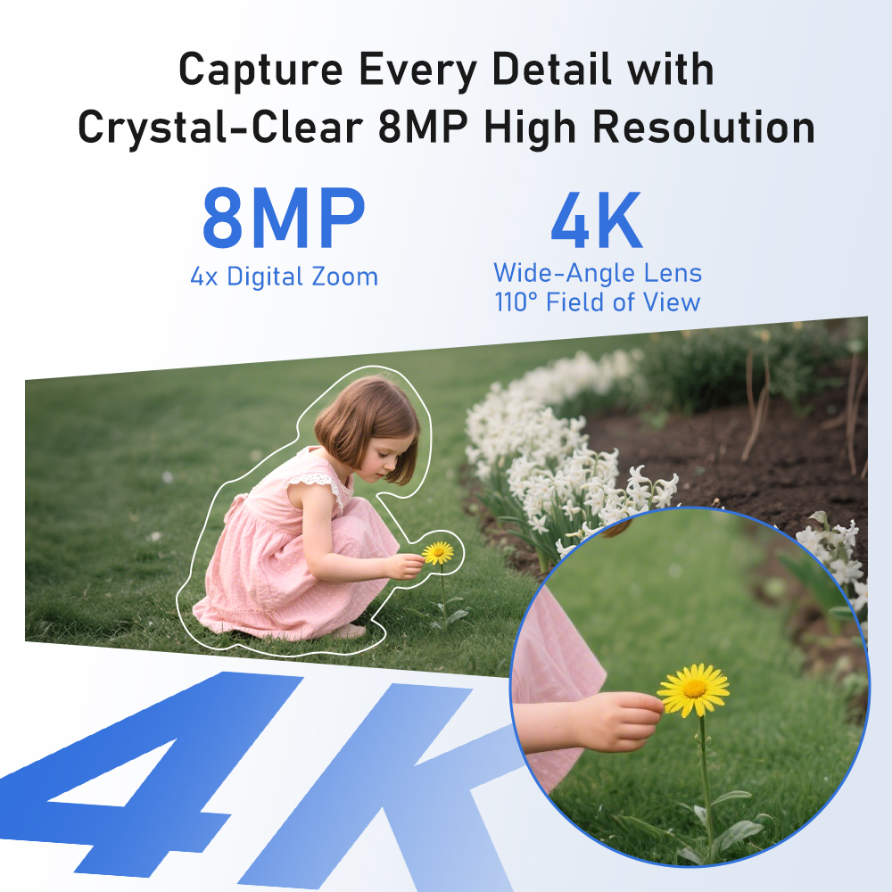 8MP 4K Solar Camera System 4-C - огляд і ціна Home Security And Camera Systems