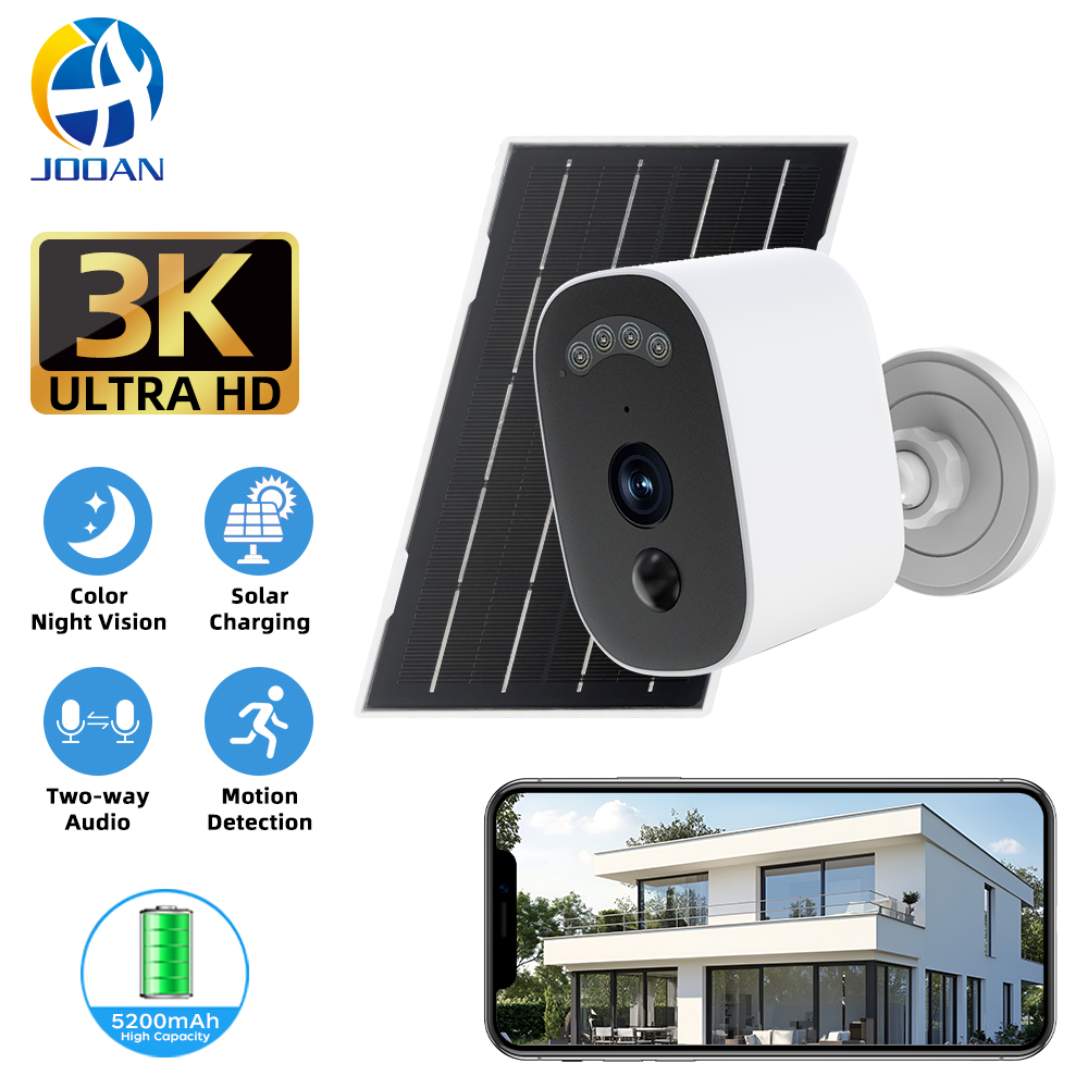 Jooan 3K HD Solar Security Cam - огляд і ціна Home Security No Wifi