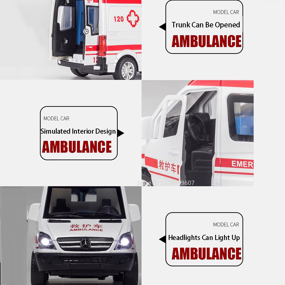 1:36 Scale City Ambulance Mode - огляд і ціна Home Security Police
