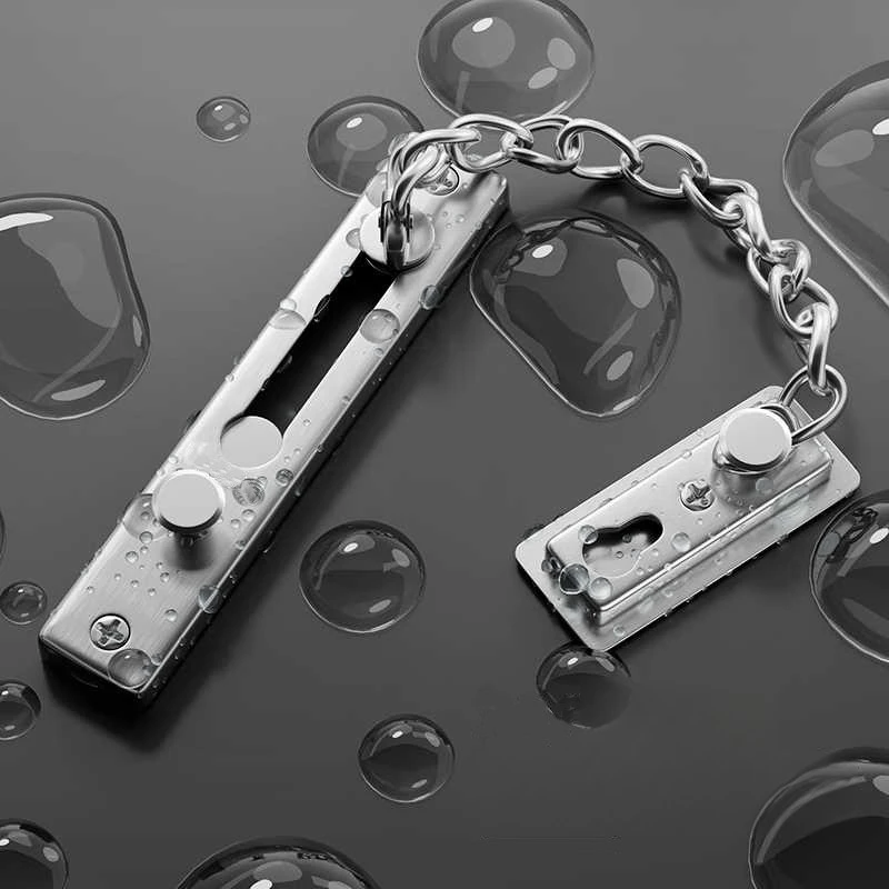 No Drill Stainless Steel Secur - огляд і ціна Door Chain Guard