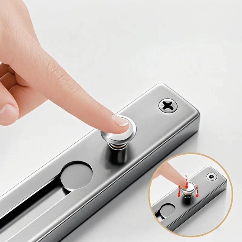 No Drill Stainless Steel Secur - огляд і ціна Door Chain Guard