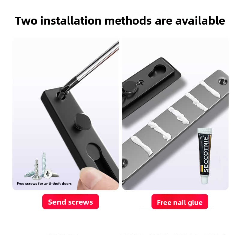 No Drill Stainless Steel Secur - огляд і ціна Door Chain Guard