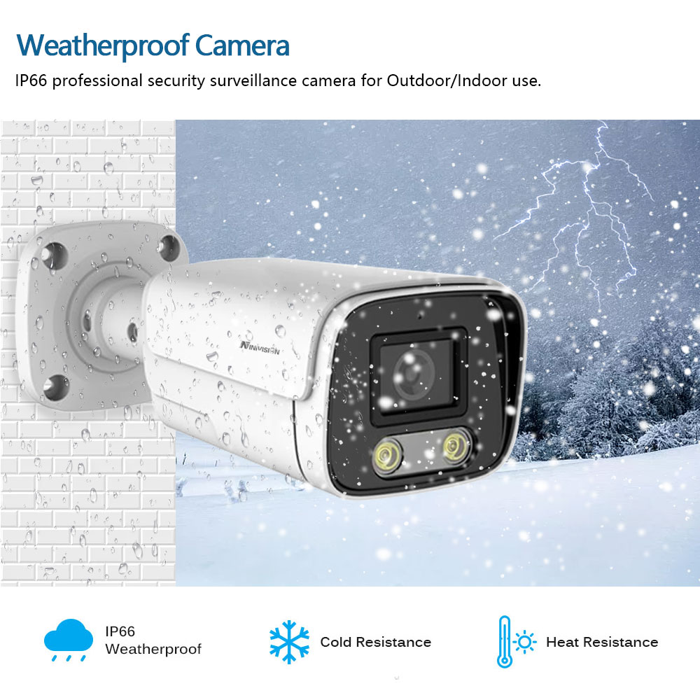 10CH 8MP HD Video Surveillance - огляд і ціна Ip Camera Outdoor 4K