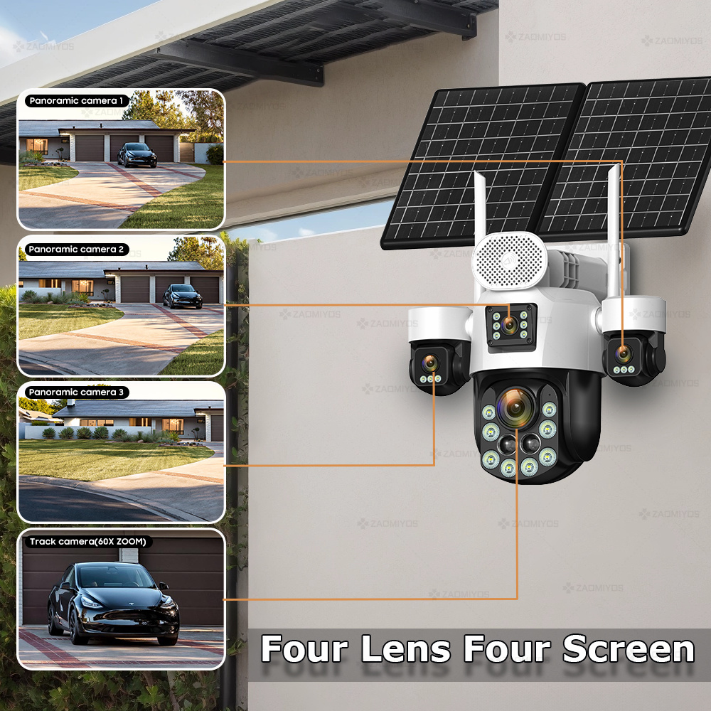 4 Lens Outdoor 360° Surveillan - огляд і ціна Home Security Product