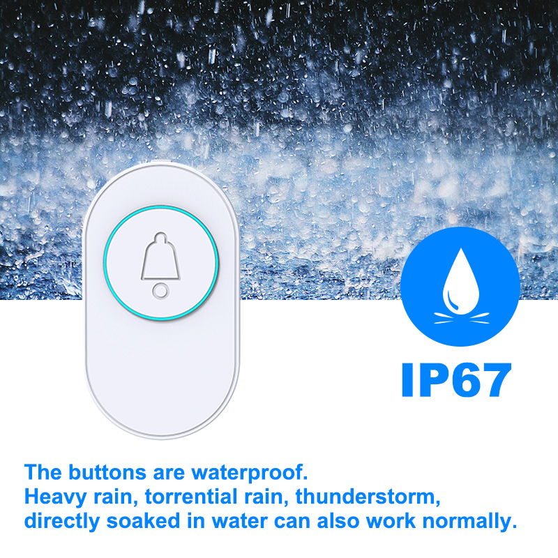 Wireless Doorbell IP67 Waterpr - огляд і ціна Home Security Product