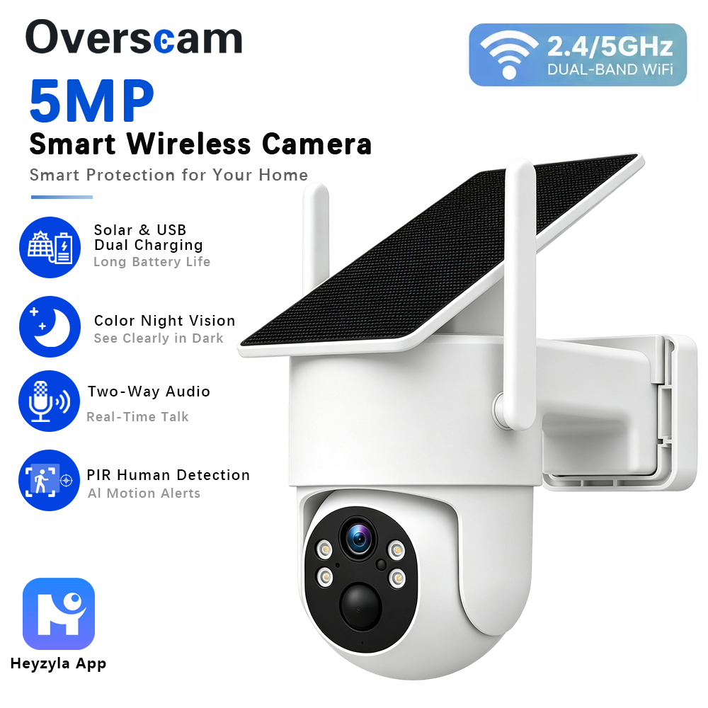 5MP Solar Powered PTZ Camera F - огляд і ціна Home Security Product