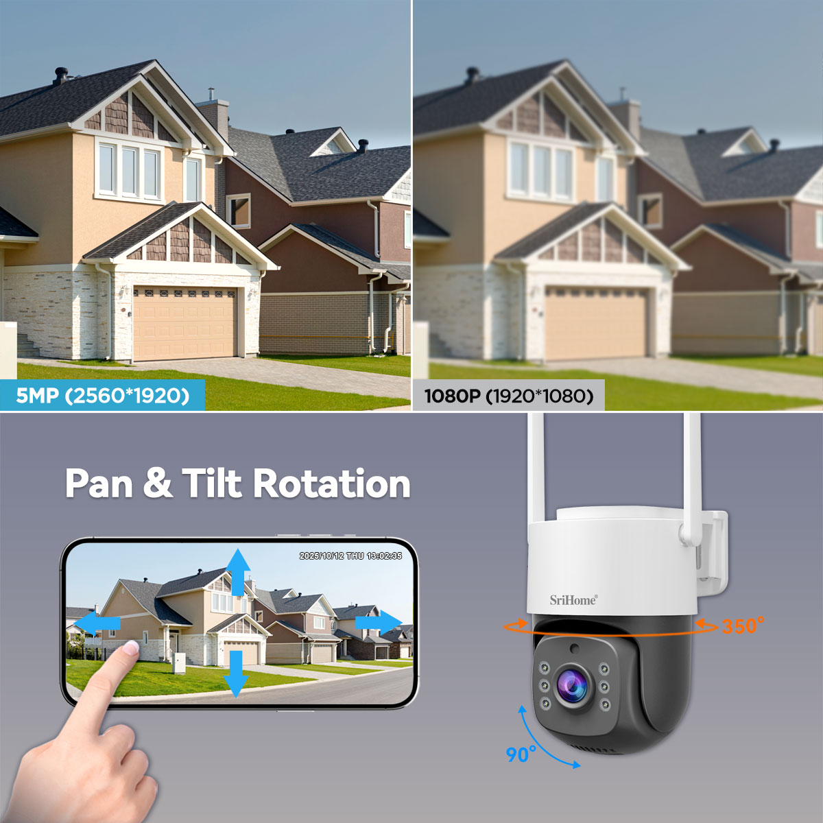 Srihome NVS012-IPC056 5MP IP C - огляд і ціна Home Security Land
