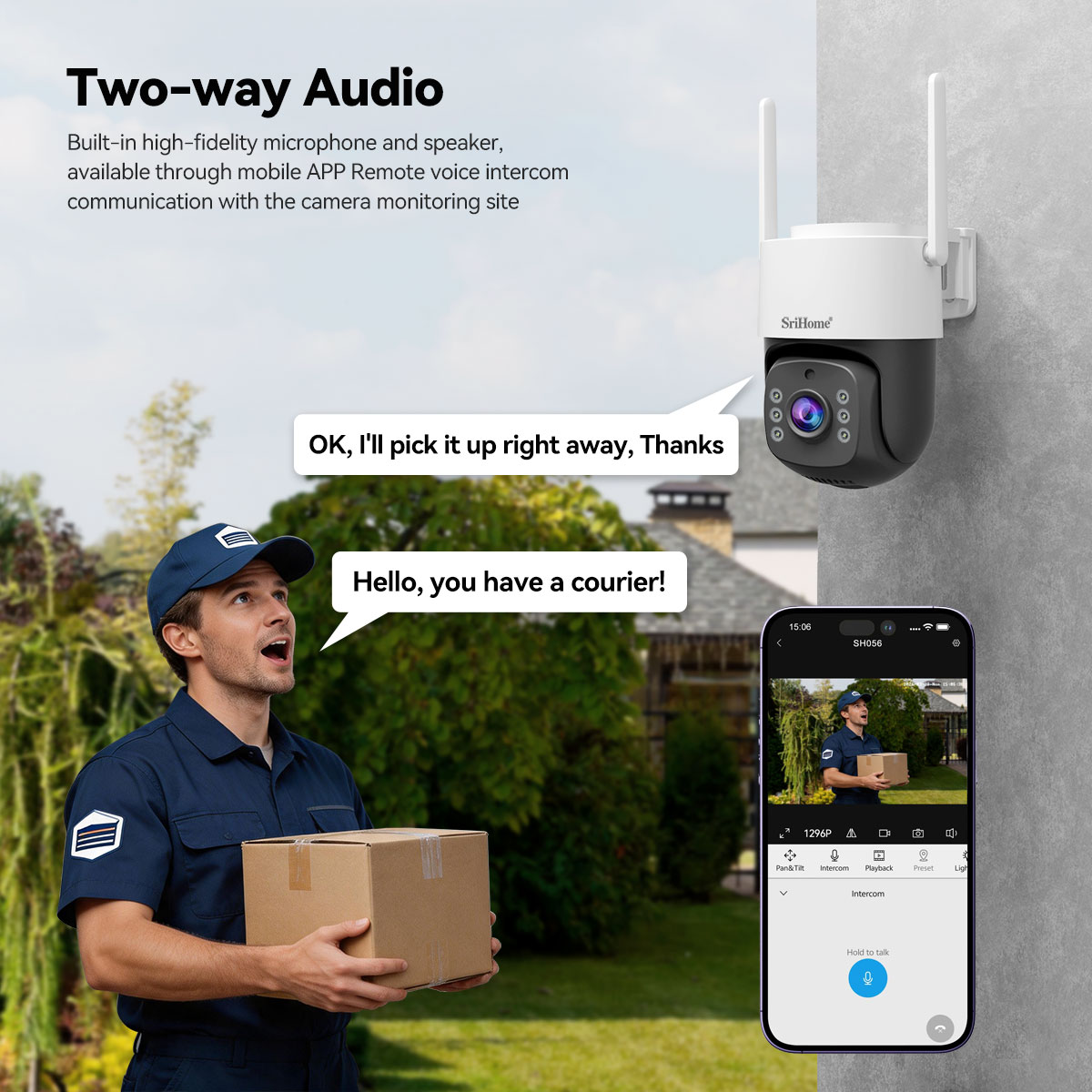 Srihome NVS012-IPC056 5MP IP C - огляд і ціна Home Security Land