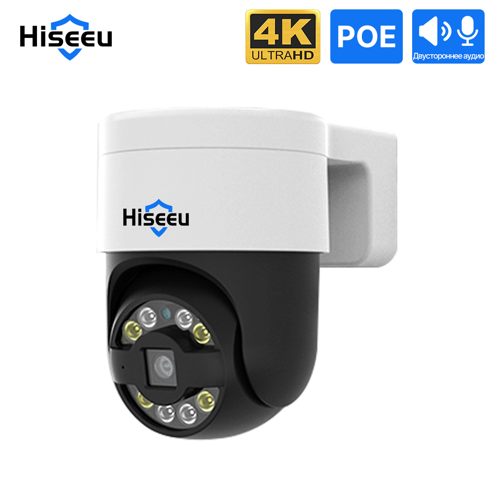 Hiseeu 5MP 4K 8MP POE PTZ IP C - огляд і ціна Ip Camera Outdoor 4K