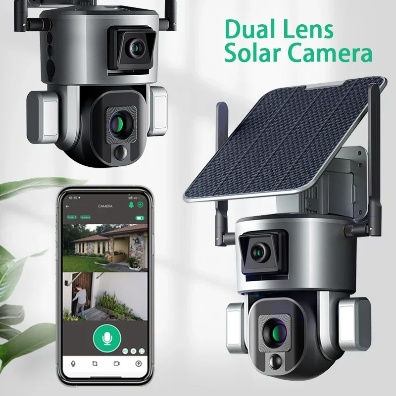 4G Wireless Solar Camera Dual  - огляд і ціна Home Security Cameras Uk