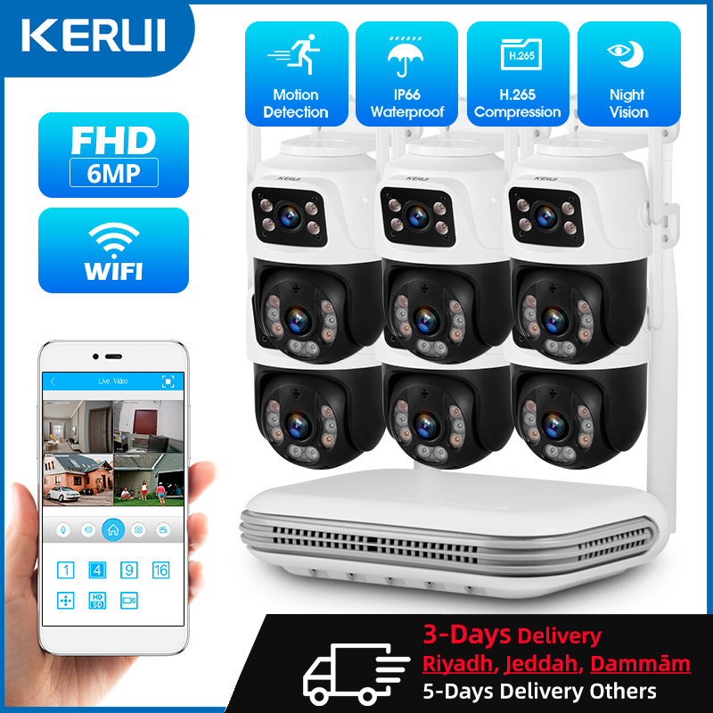 KERUI Waterproof 6MP HD Wirele - огляд і ціна Home Security Nvr