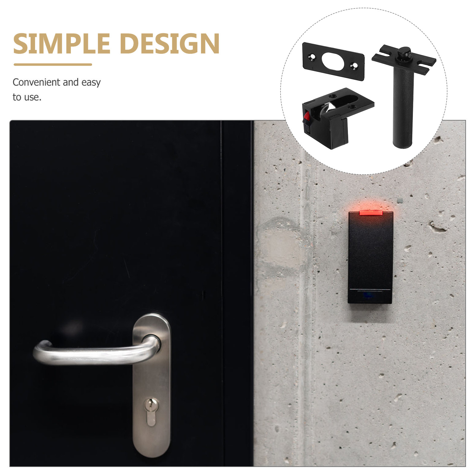 1Set Concealed Stainless Steel - огляд і ціна Door Chain Guard