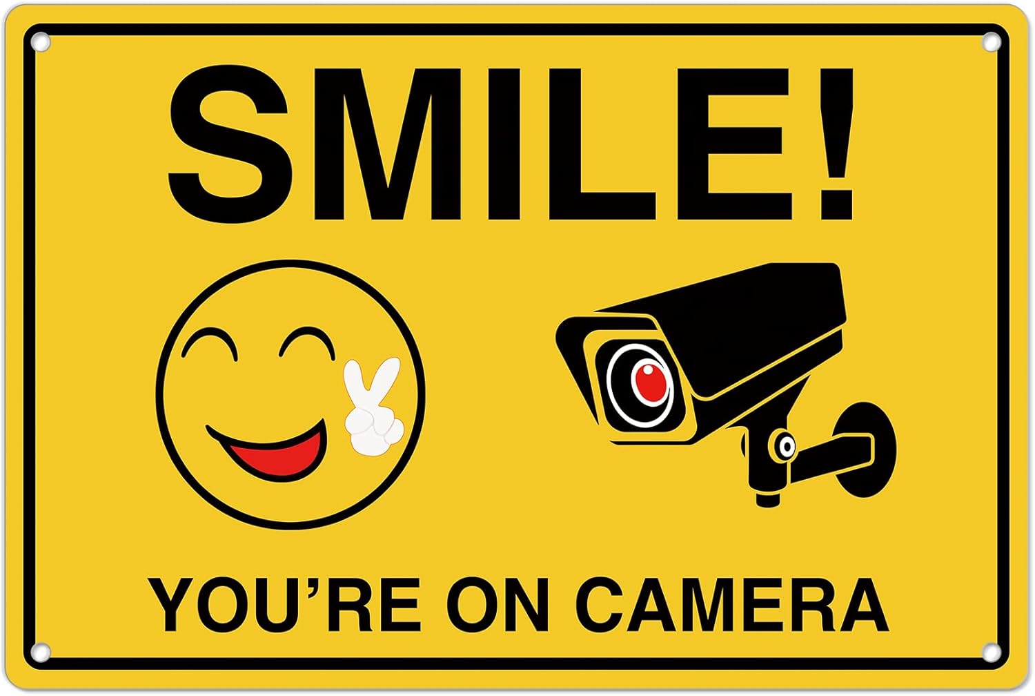 Smile Youre On Camera Signs ;  - огляд і ціна Home Security Installation