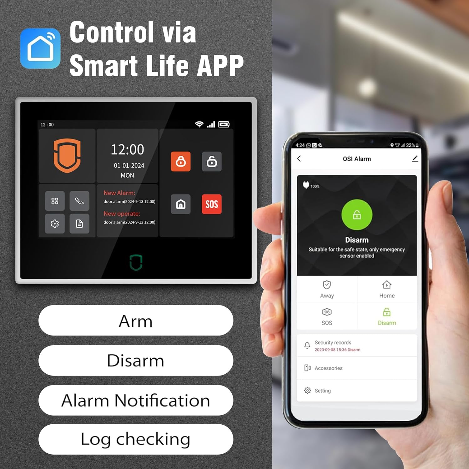 Wolf-Guard 7 inch Touch Screen - огляд і ціна Home Security No Wifi