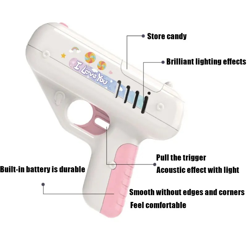 Cute Love Surprise Gun Lollipo - огляд і ціна Home Security Gun