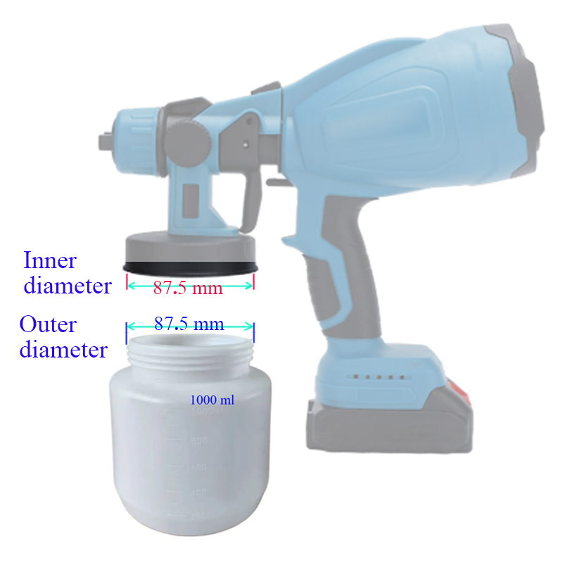 1000ml Electric Spray Gun Spar - огляд і ціна Home Security Gun