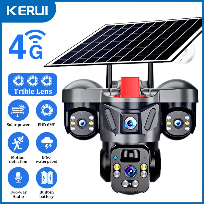KERUI V380 Pro Outdoor PTZ 6MP - огляд і ціна Home Security No Wifi