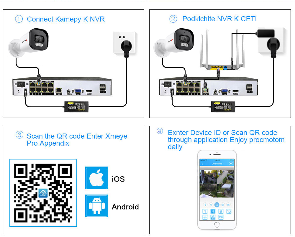 Hfws cctv camera security syst - огляд і ціна Ip Camera Outdoor 4K