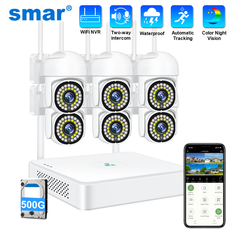 Smar 3MP Wireless CCTV Securit - огляд і ціна Home Security No Wifi