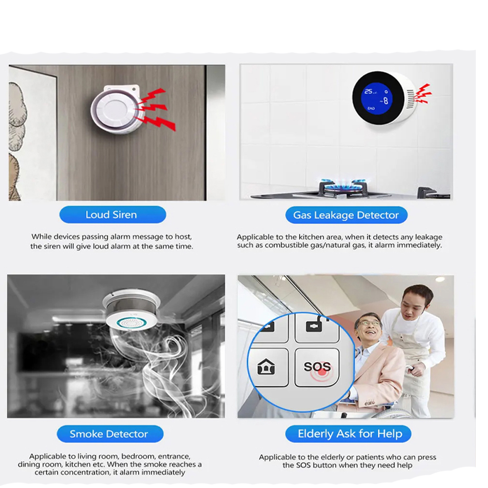 PGST 4G Tuya Smart Home Alarm  - огляд і ціна Home Security No Wifi