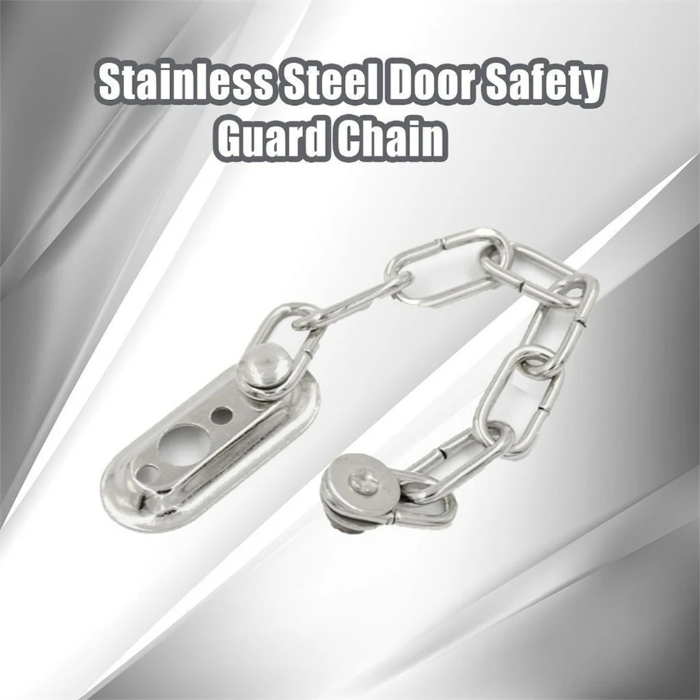 1 Pc Stainless Steel Security  - огляд і ціна Door Chain Guard