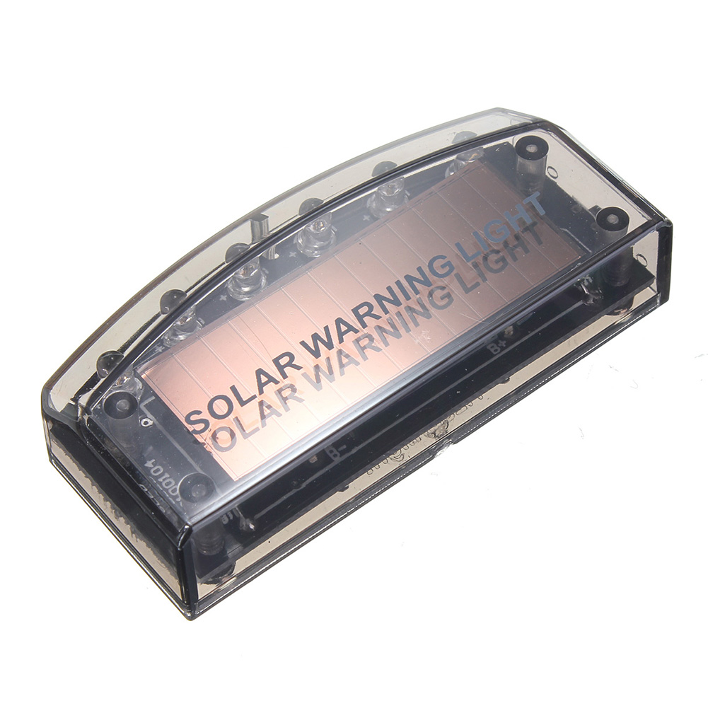 6 Led Car Alarm Warning Light  - огляд і ціна Solar Security Light