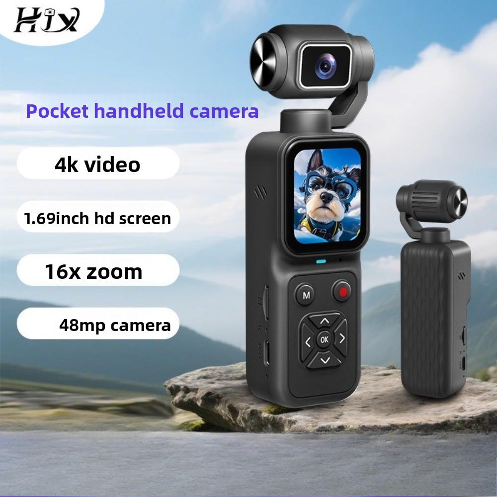 HJD-09 4K Vlogging Camera 180° - огляд і ціна Ip Camera Outdoor 4K